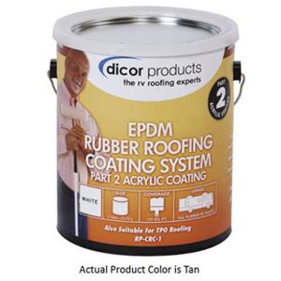 Picture of Dicor  Tan Roof Coating For EPDM Rubber Roofs RP-CRCT-1 13-1951                                                              