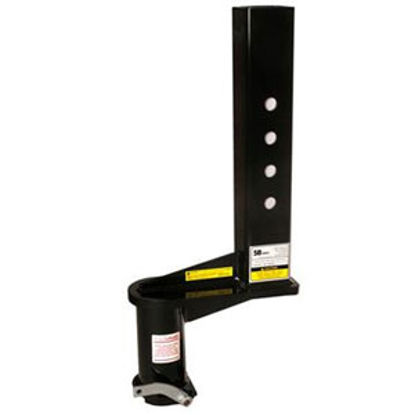 Picture of PopUp Towing  9" Offset Adjustable Square 2-5/16" Ball Gooseneck Coupler  14-0062                                            