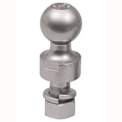 Picture of Husky Towing  Chrome 2" Trailer Hitch Ball w/ 1-1/4" Diam x 2-7/8" Shank 33853 14-1055                                       