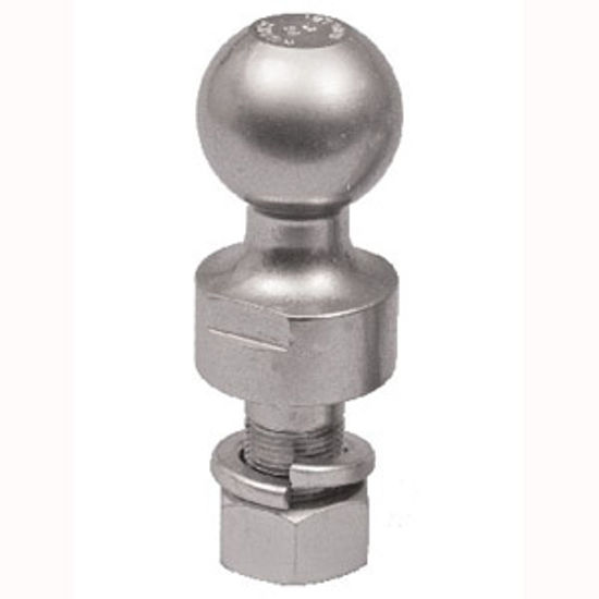 Picture of Husky Towing  Chrome 2-5/16" Trailer Hitch Ball w/ 1" Diam x 2-1/8" Shank 33855 14-1056                                      