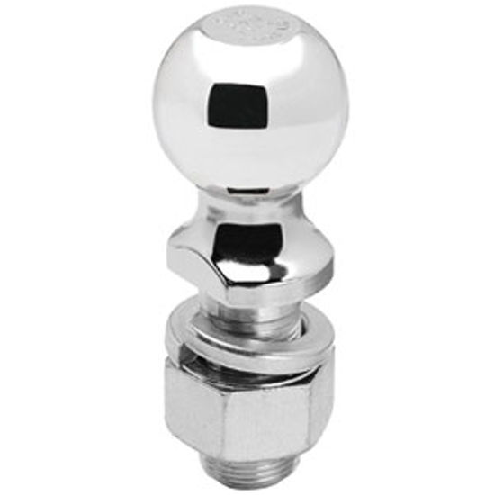 Picture of Tow-Ready  Chrome 1-7/8" Trailer Hitch Ball w/ 1" Diam x 2-1/8" Shank 63884 14-1092                                          