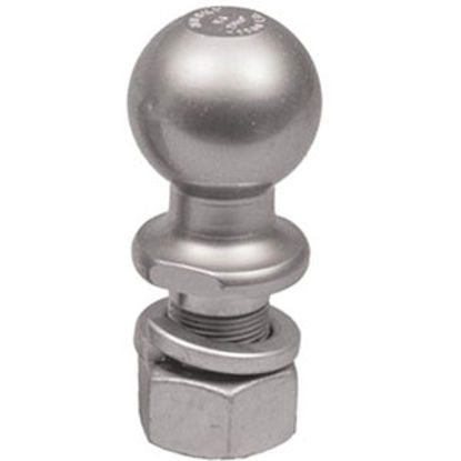 Picture of Husky Towing  Chrome 2" Trailer Hitch Ball w/ 1" Diam x 2-1/8" Shank 32913 14-1458                                           