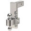 Picture of Fastway E-Series HD 8”/0” drop/rise Adjustable Aluminum Ball Mount 42-00-2825 14-1636                                        