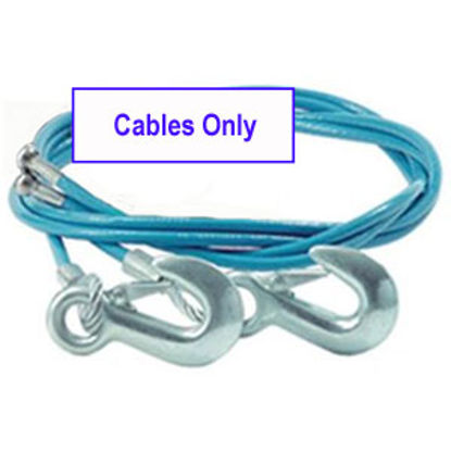 Picture of Roadmaster EZ Hook (TM) 64" 6,000 Lbs Trailer Safety Cable 910650 14-2898                                                    