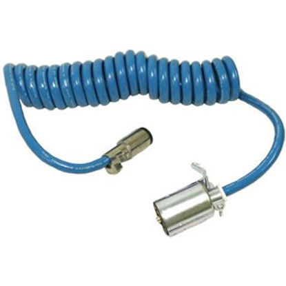 Picture of Blue Ox  7-Way RV Blade To 6 Round Trailer Wiring Connector Adapter w/Wire BX88206 14-5237
