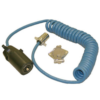 Picture of Blue Ox  7 -Blade To 4-Round Trailer Wiring Connector Adapter w/Wire BX88254 14-5256