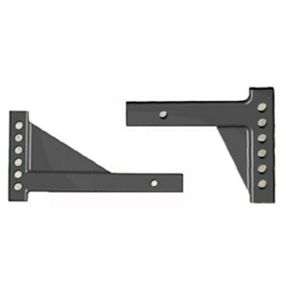 Picture of Equal-i-zer  2 1/2"L x 8" Rise x 4" Drop Weight Distribution Hitch Shank 90-02-4800 14-5620                                  