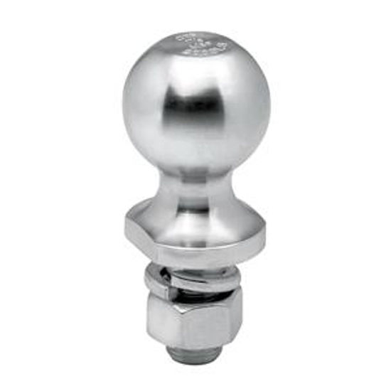 Picture of Tow-Ready  Zinc 1-7/8" Trailer Hitch Ball w/ 1" Diam x 2-1/8" Shank 63885 14-7042                                            