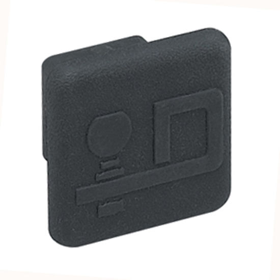 Picture of Draw-Tite  2" Black Plastic Hitch Cover 1202 14-7328                                                                         