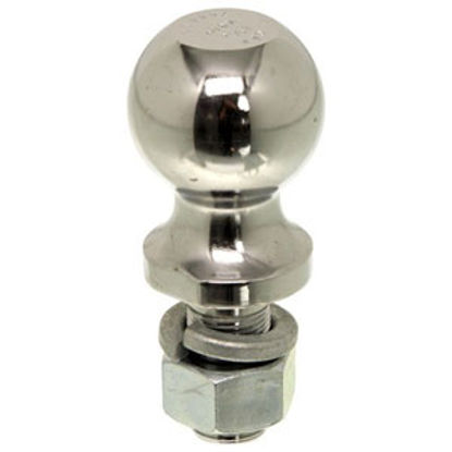 Picture of Tow-Ready  Chrome 2-5/16" Trailer Hitch Ball w/ 1" Diam x 2-1/8" Shank 63847 14-8620                                         