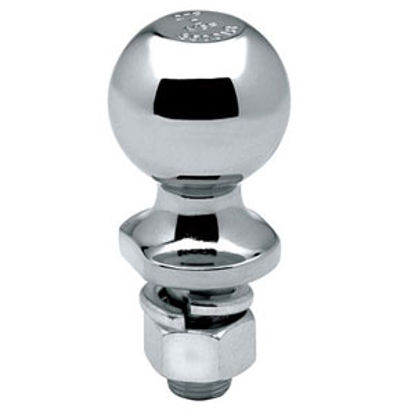 Picture of Tow-Ready  Zinc 2-5/16" Trailer Hitch Ball w/ 1" Diam x 2-1/8" Shank 63846 14-8626                                           