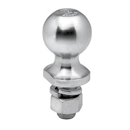 Picture of Tow-Ready  Zinc 1-7/8" Trailer Hitch Ball w/ 1" Diam x 3-3/8" Shank 63819 14-8631                                            
