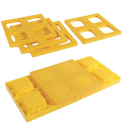Picture of Camco  4-Pk Plastic Interlocking Levelling Blocks w/Storage Bag 44500 15-0099                                                