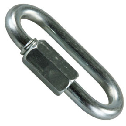 Picture of JR Products  2-Pack 1/4" Diam D Type Trailer Safety Chain Quick Links 01315 15-0106                                          