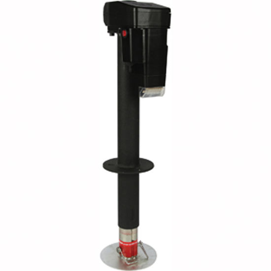 Picture of Ultra-Fab Ultra 4002 Black 4000 Lb Electric Round Trailer Jack 38-944016 15-0147                                             