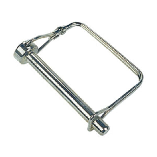 Picture of JR Products  1/4" x 1-3/8" Steel Safety Lock Pin 01094 15-0736                                                               