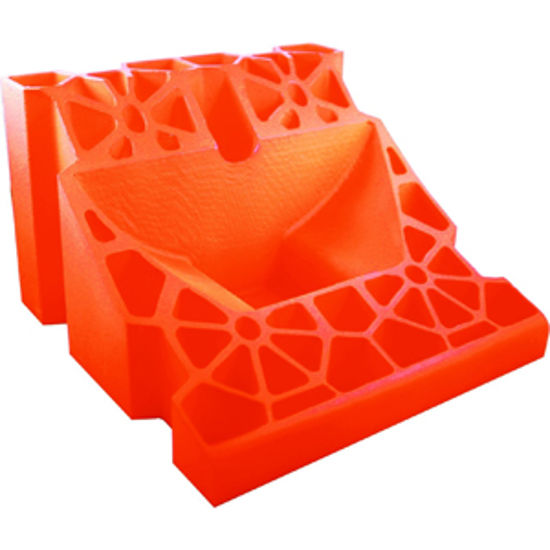 Picture of Tri-Lynx Chock R Dock Orange Copolymer Polypropylene Wheel Chock 00030 15-0894                                               