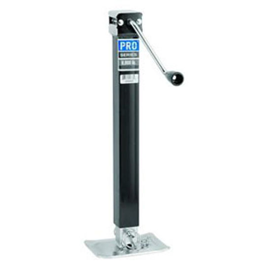 Picture of Pro Series Hitches Sidewind Black 8000 Lb Square Tube Trailer Jack 1400850383 15-1072                                        