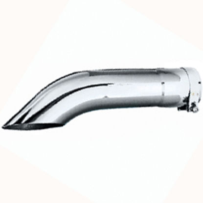 Picture of Leisure Time  3"Dia Outlet X 12"L Polished Exhaust Side Pipe Turnout 30012 15-1756                                           
