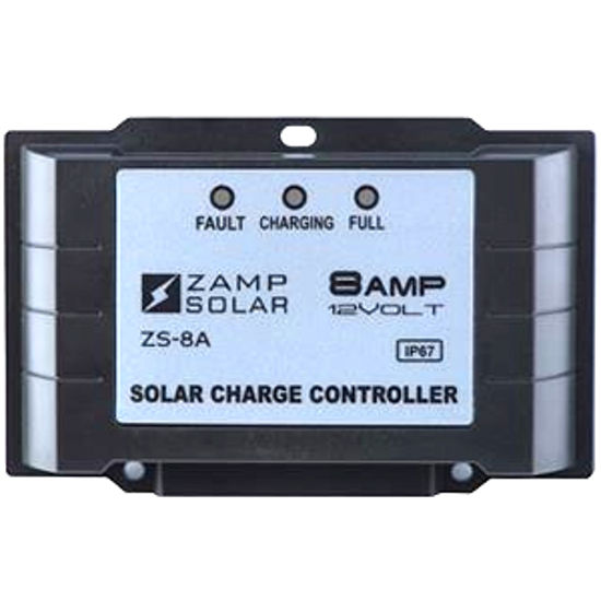 Picture of Zamp Solar  135W 8A Battery Charger Controller for Gel-Cell/AGM/Conventional Lead Acid WET/Calcium Batteries  15-1782        