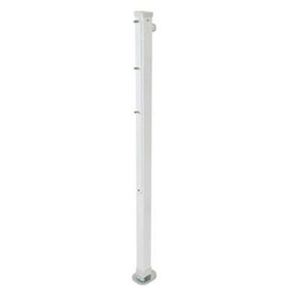 Picture of Happijac  Single 34-1/2" H 1500 lb White Steel Manual Camper Jack 308169 15-7036                                             