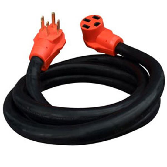 Picture of Mighty Cord Mighty Cord (TM) 10' 50A Extension Cord w/Finger Grip Handle A10-5010EH 15-8378                                  