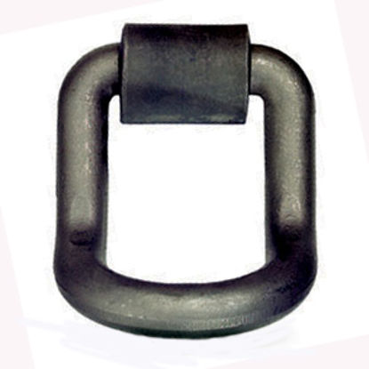 Picture of Pacific Cargo  1" D-Ring w/Weld-On Clip DR-100L-B 16-0674                                                                    