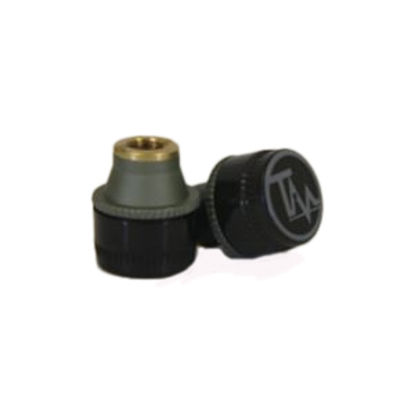 Picture of Minder TireMinder (R) 2-Pack Valve Stem Cap Tire Pressure Monitor Sensor TM-2BRASS 17-0182                                   