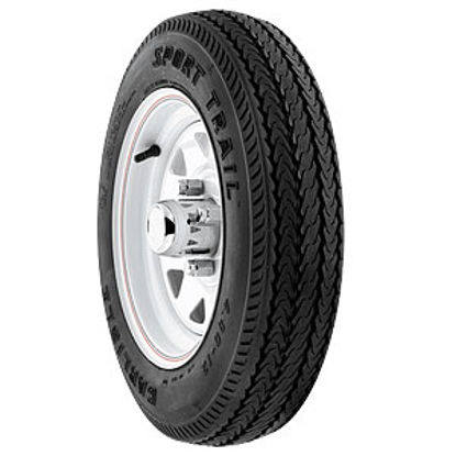 Picture of Americana Loadstar K371 Wheel/Tire, Loadstar K371, ST480-8 B, 5H-4.5, White 30020 17-0250                                    