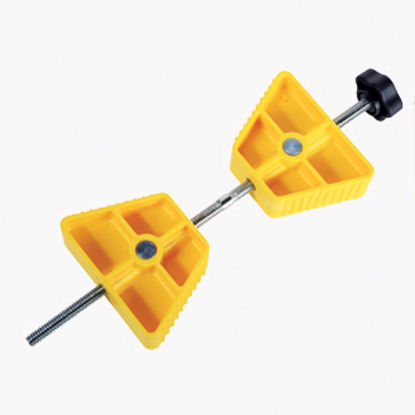 Picture of Camco  Single Yellow Hard Plastic Wheel Chock 44652 17-0274                                                                  