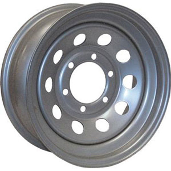 Picture of Americana  15" x 5" 5-Lug Silver Trailer Wheel 20436 17-0326                                                                 