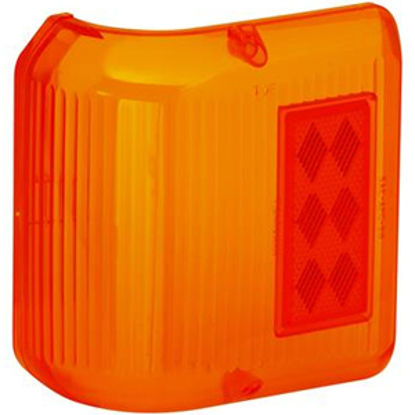 Picture of Bargman  Amber Wrap-Around Side Marker Light Lens For Bargman 86 Series 34-86-712 18-0045                                    