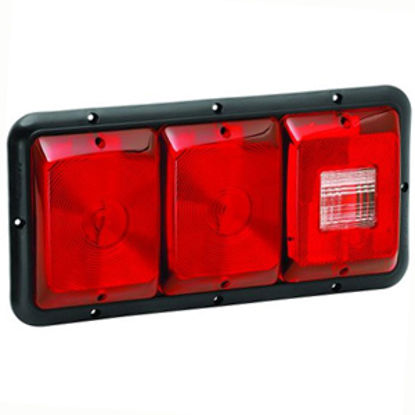 Picture of Bargman 84 Series Red 14-1/16"x6-15/16"x1-1/4" Tail Light 34-84-009 18-0055                                                  