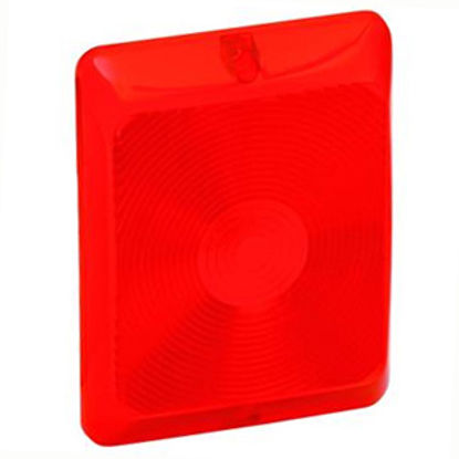 Picture of Bargman  Red Tail Light Lens For Bargman 84/ 85/ 86 Series 34-84-010 18-0072                                                 
