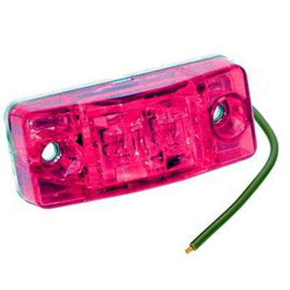 Picture of Bargman 99 Series Red 2.64"x1.14"x0.97" LED Side Marker Light 47-99-401 18-0094                                              