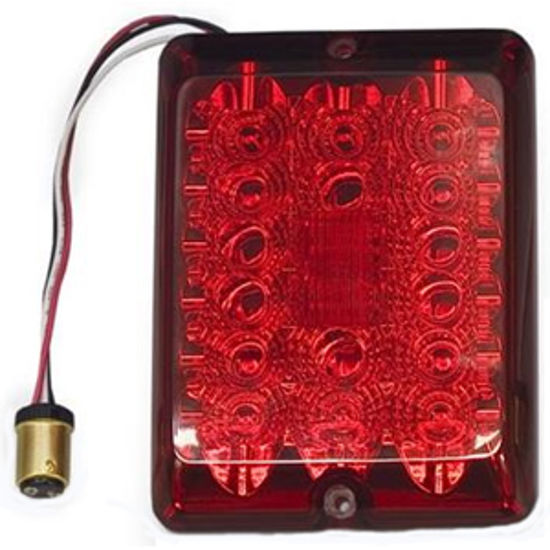Picture of Bargman 84 Series Red LED Stop/ Tail/ Turn Light 47-84-410 18-0100                                                           