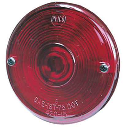 Picture of Peterson Mfg.  Red Screw-On Trailer Light Lens 420-15 18-0122                                                                