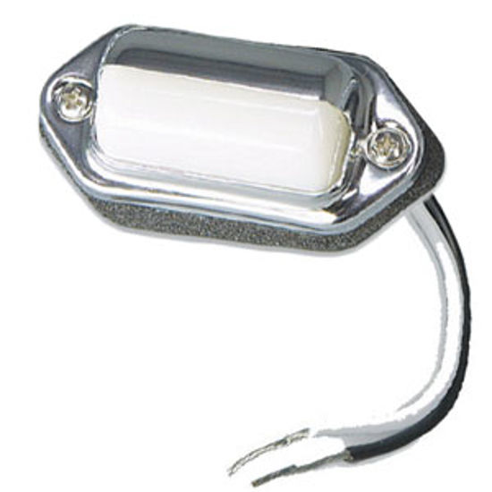 Picture of Bargman  Chrome Plated License Plate Light 34-62-000 18-0138                                                                 