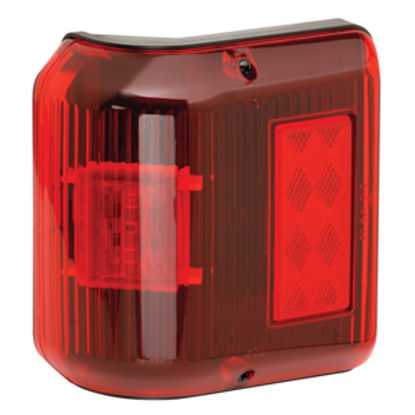 Picture of Bargman 86 Series Red 5-3/4"x4-3/8"x2-3/16" LED Side Marker Light 48-86-202 18-0146                                          