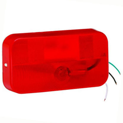 Picture of Bargman 92 Series Red 8-9/16"x4-9/16"x2-1/8" Stop/ Tail/ Turn Light 34-92-001 18-0155                                        