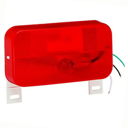 Picture of Bargman 92 Series Red 8-9/16"x4-9/16"x2-1/8" Stop/ Tail/ Turn Light 34-92-003 18-0157                                        