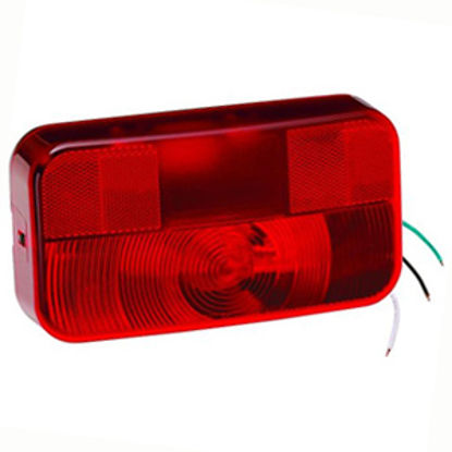 Picture of Bargman 92 Series Red 8-9/16"x4-9/16"x2-1/8" Stop/ Tail/ Turn Light 30-92-106 18-0168                                        