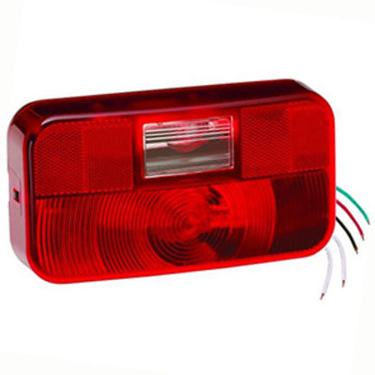 Picture of Bargman 92 Series Red 8-9/16"x4-9/16"x2-1/8" Stop/ Tail/ Turn Light 30-92-107 18-0169                                        