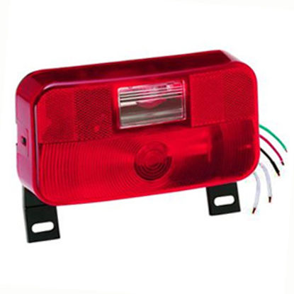 Picture of Bargman 92 Series Red 8-9/16"x4-9/16"x2-1/8" Stop/ Tail/ Turn Light 30-92-109 18-0171                                        