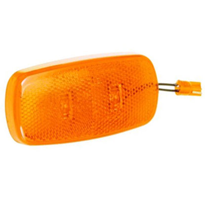 Picture of Bargman  Amber Side Marker Light Lens For Bargman 59 Series 47-59-412 18-0187                                                