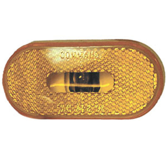 Picture of Command  Amber 4"L x 2"W x 1-13/16"H Clearance Side Marker Light 003-53P 18-0199                                             