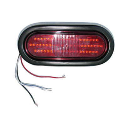 Picture of Command  Red 6-1/2"x2-1/4"x2-1/8" 22 LED Stop/ Turn/ Tail Light 003-5500R 18-0226                                            