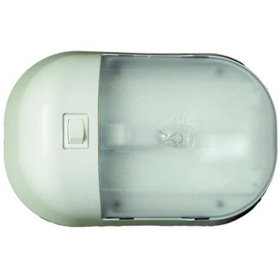 Picture of Command Omega White Single Dome Light 001-901XPB 18-0234                                                                     