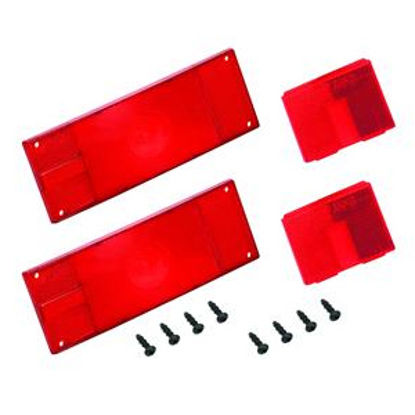 Picture of Bargman  Tail/ Side Marker Light Lens For Low Profile Over 80 Inch 403336 18-0276                                            