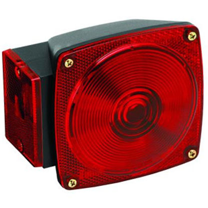 Picture of Bargman  Red 5-1/4"x4.66"x3.76" Tail Light 2523023 18-0279                                                                   